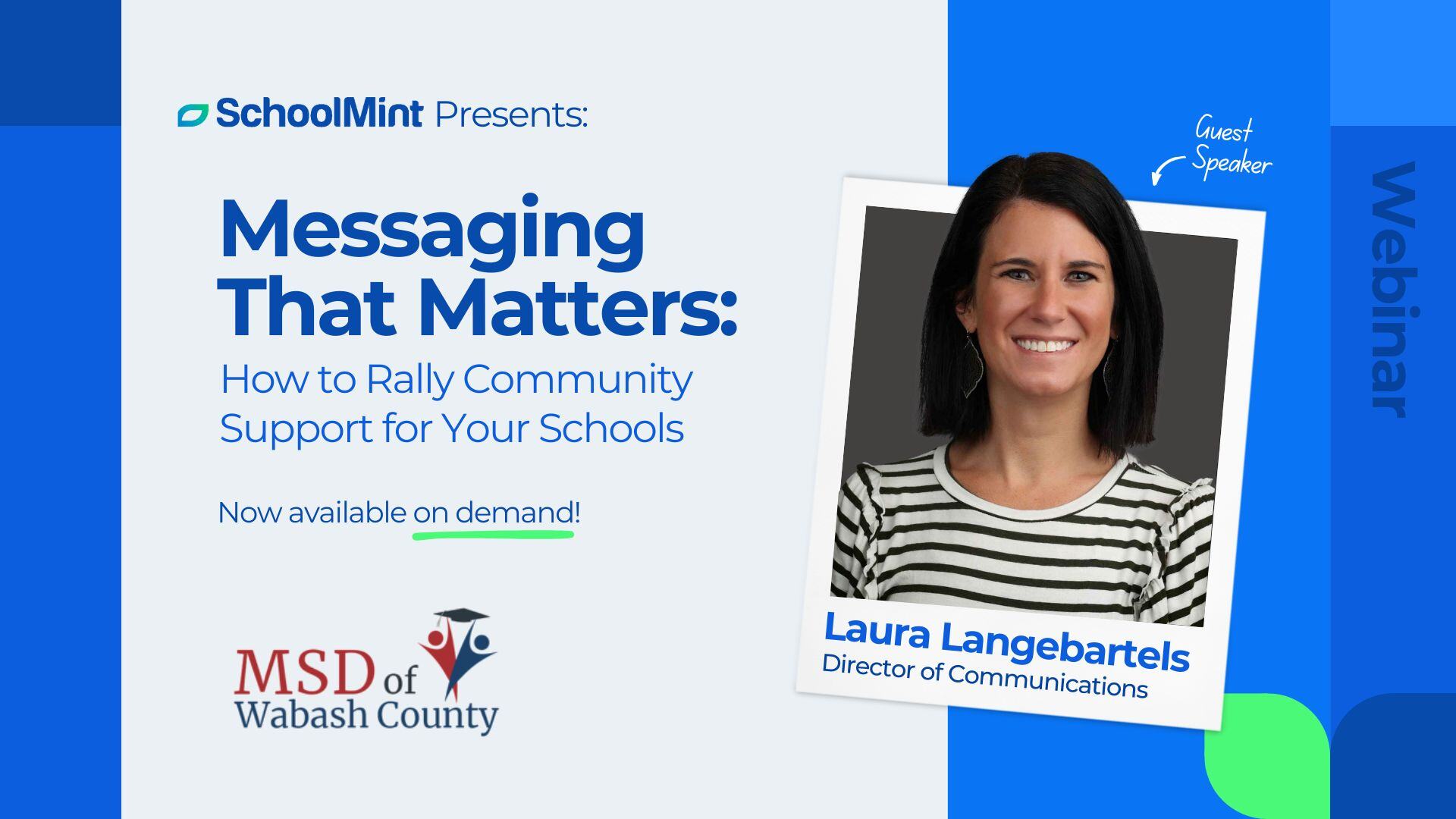 Messaging That Matters- How to Rally Community Support for Your Schools - Webinar 14 - On Demand