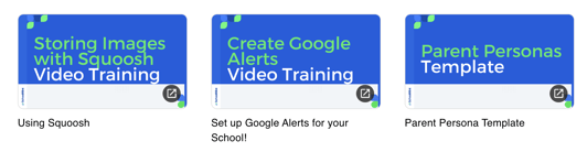 parent persona template for schools in schoolmint enrollment academy