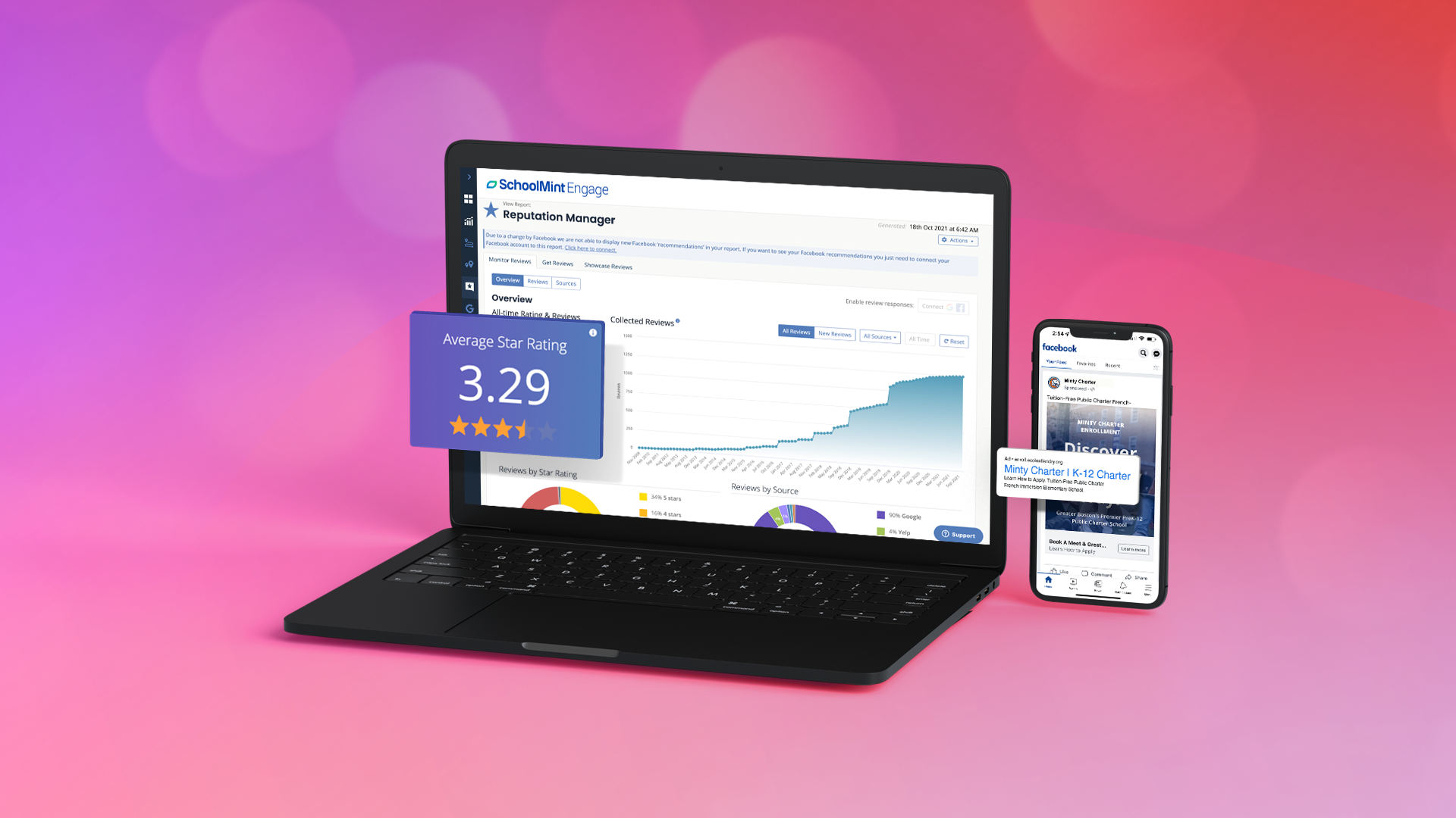 schoolmint engage announcement of a computer and mobile phone